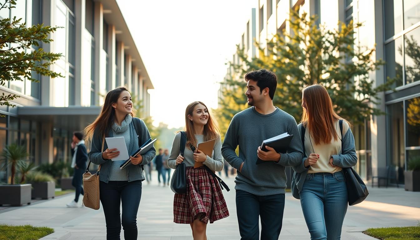Student using a study guide to organize academic notes